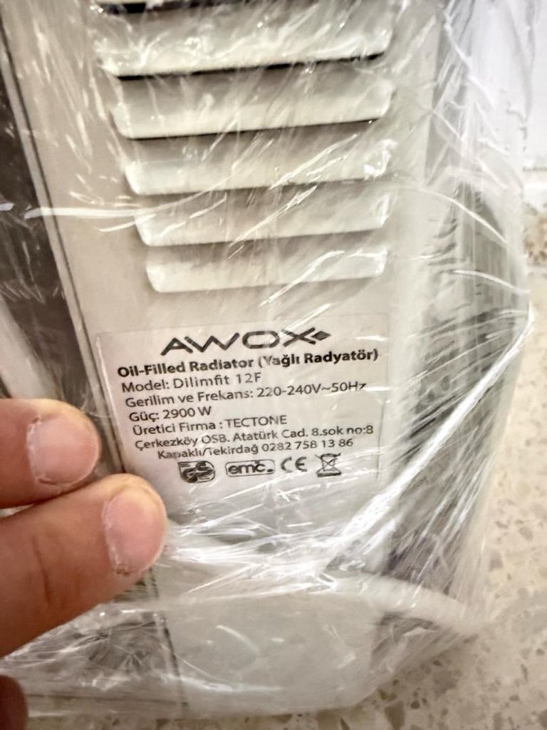 AWOX 12 DİLİM FANLI YAĞLI RADYATÖR 2900 W - 4