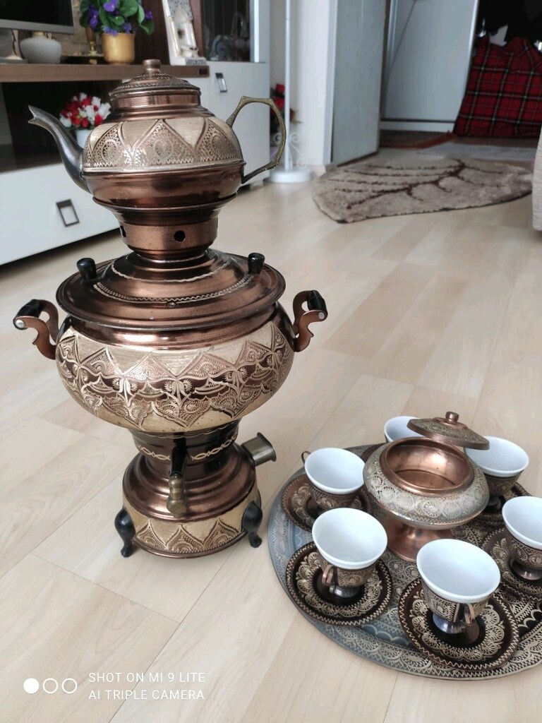 Semaver bakır takım sıfır - 2