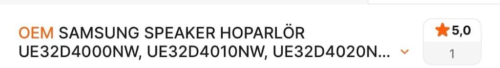 Samsung tv hopörlör - 6