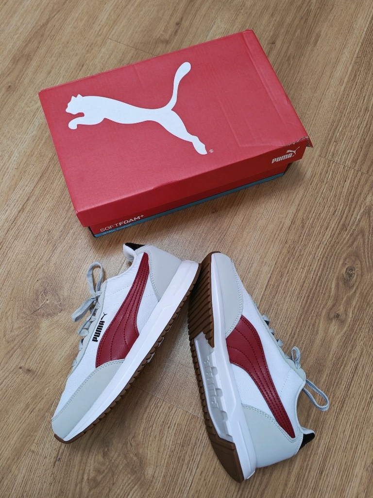 PUMA R78 BEYAZ KIRMIZI SNEAKER — görsel 6/9