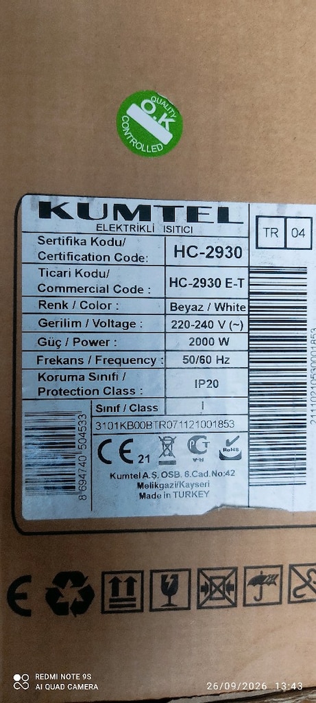 Kumtel ısıtıcı - 2