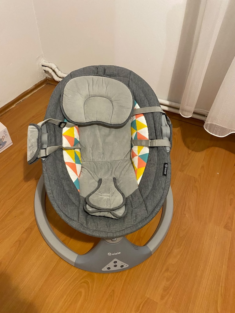 Elele Dormire Elektrikli Otomatik Sallanan Ana Kucağı (Bluetooth) - 3