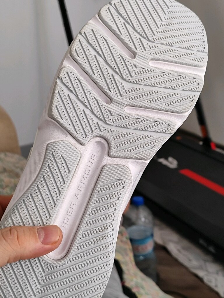 under armour antreman ayakkabısı 43 no beyaz grı sıfır etiketli - 13