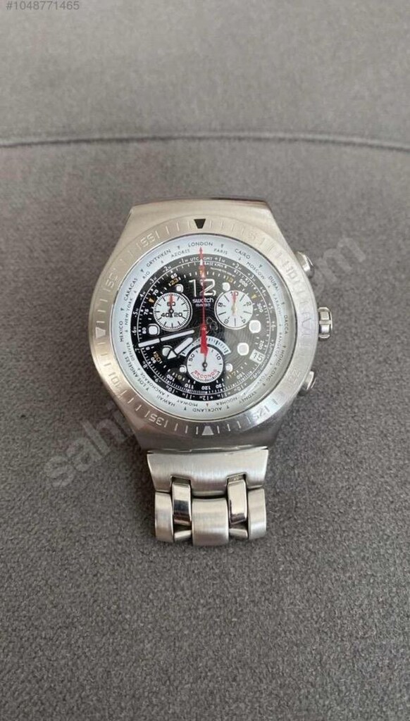 SWATCH ÇELİK KASA ERKEK SAAT - 3