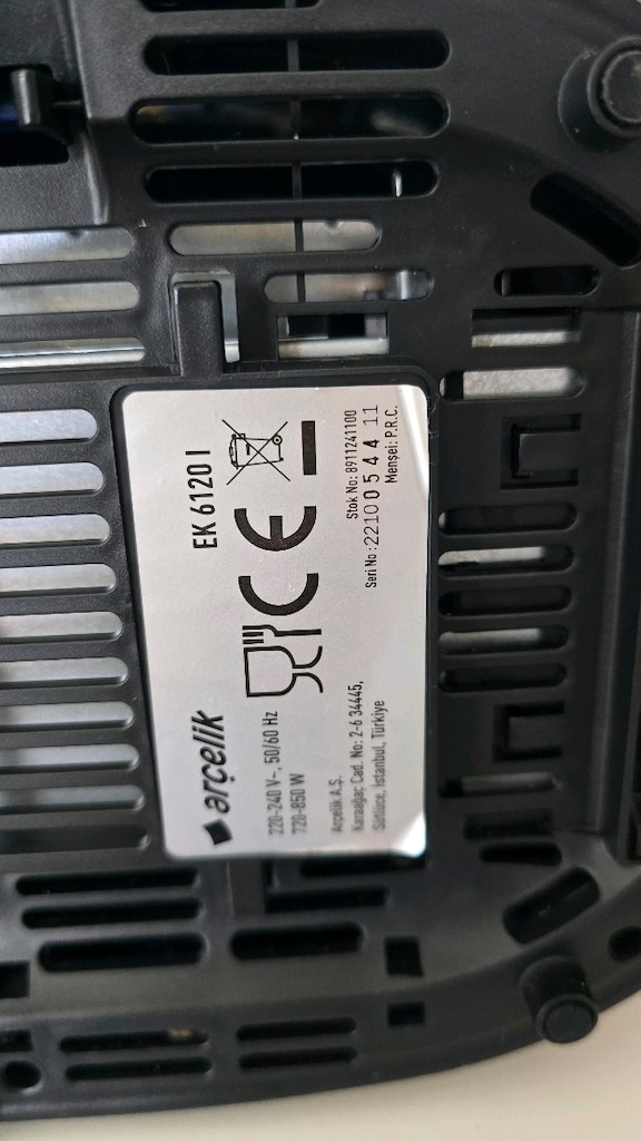 Arçelik EK 6120 Model ekmek kızartma makinesi - 7