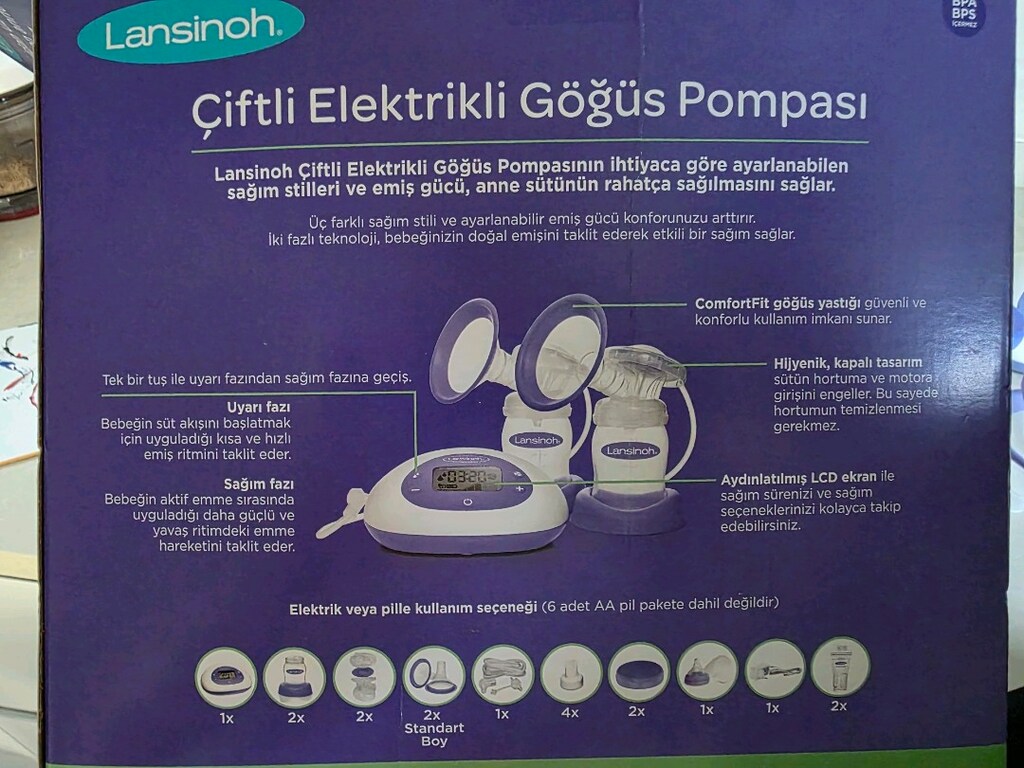 LANSİNOH İKİLİ SÜT SAĞMA MAKİNESİ - 2