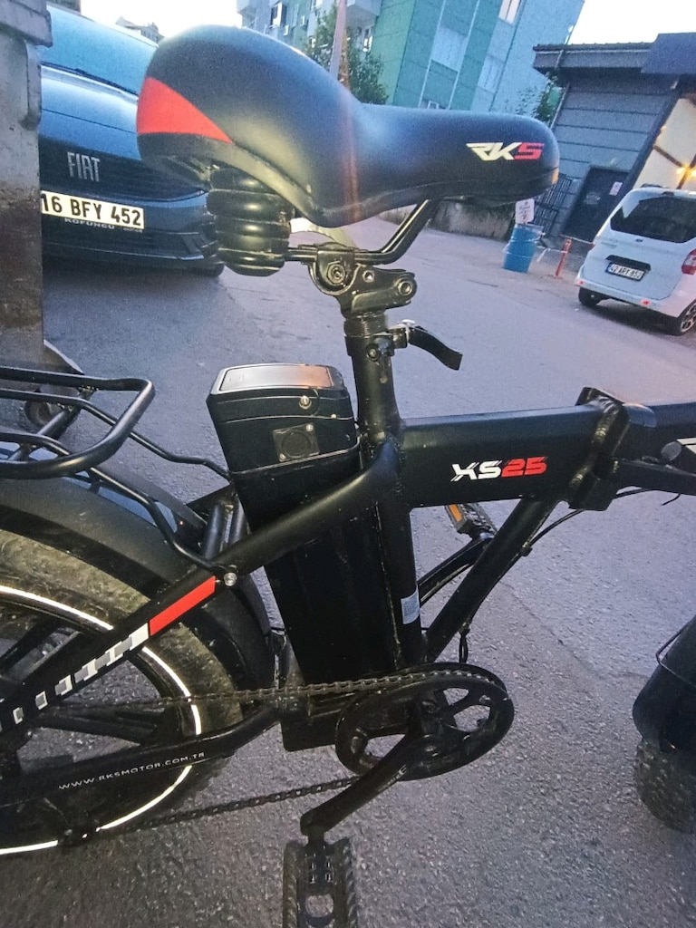 satılık rks elektrikli katlanır bisiklet 2024 model - 2