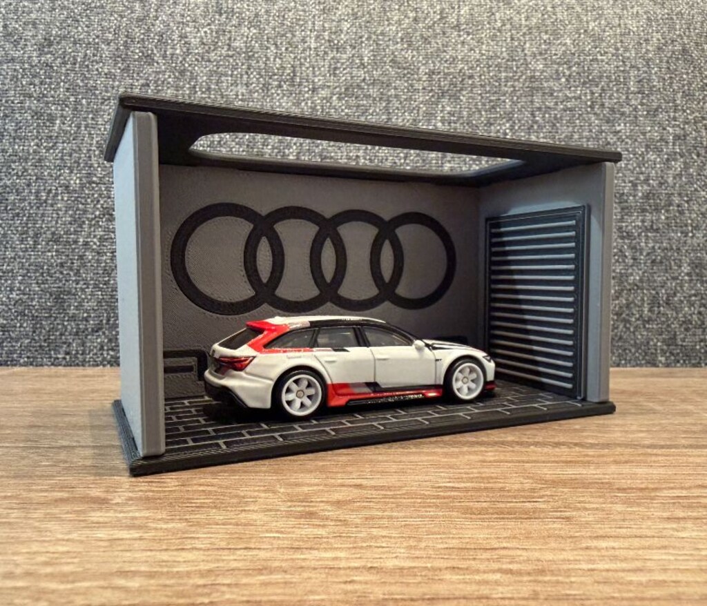 Audi mini garaj Auidi dioroma - 2