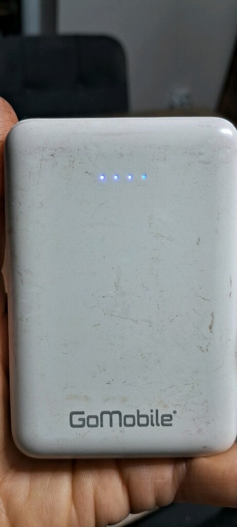 GoMobile beyaz taşınabilir şarj cihazı - 14