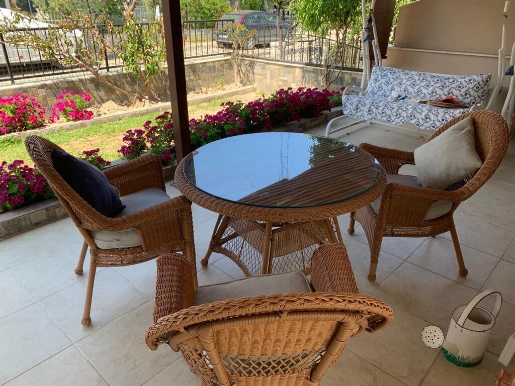 SAHIBI BAYANDAN. BAHÇE RATTAN YEMEK MASA TK 4 kişilik İSTİKBAL MARKA - 3