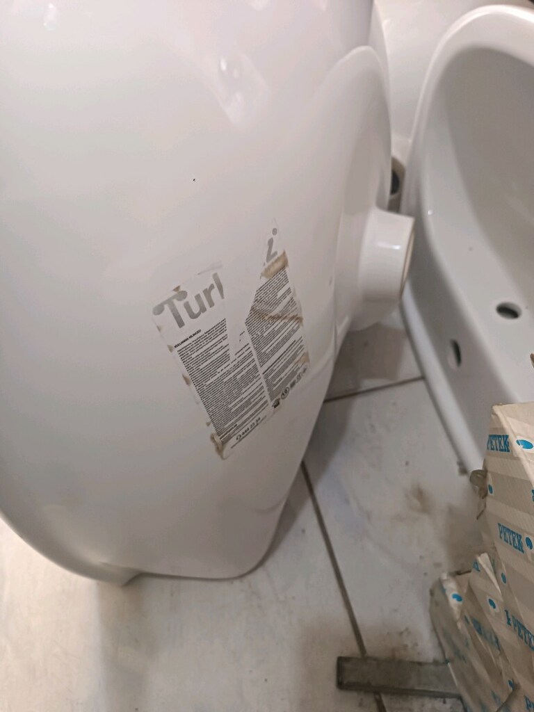 Klozet ve Ayaklı lavabo ikinci el klozet tam takım eksiksiz sıfır malz - 5