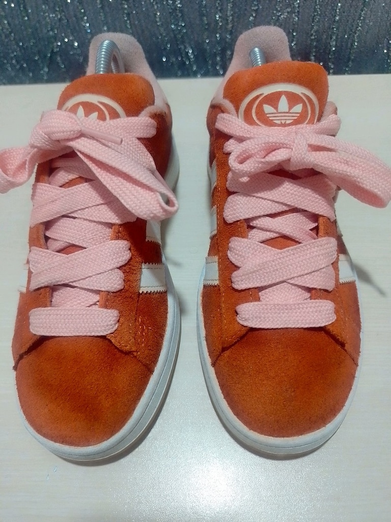 Adidas Campus Turuncu süet Sneaker - 3