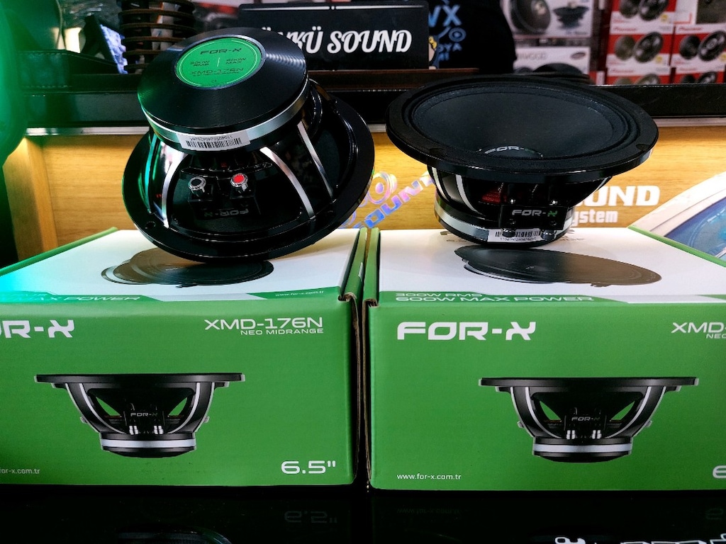 ÖYKÜ SOUND ŞOK FİYAT FORX XMD-176N SERİSİ 600WAAT 300RMS 16CM MİDRANGE - 2