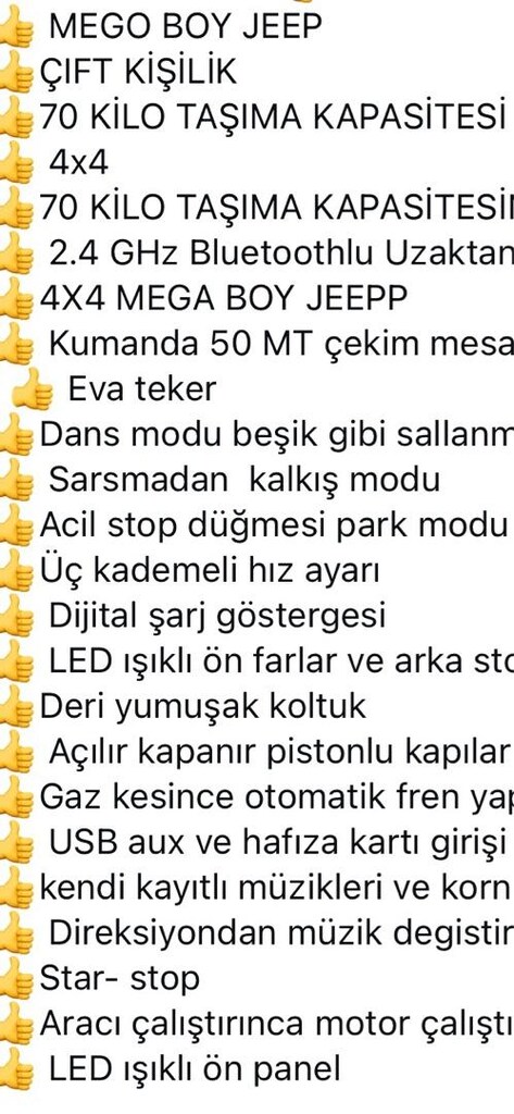 AKÜLÜ 4X4 EN BÜYÜK BOY (SIFIRI 40.000) - 8