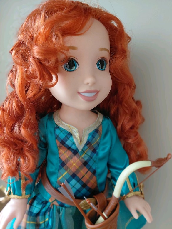Disney Prensesi Merida Oyuncak Bebek - 6