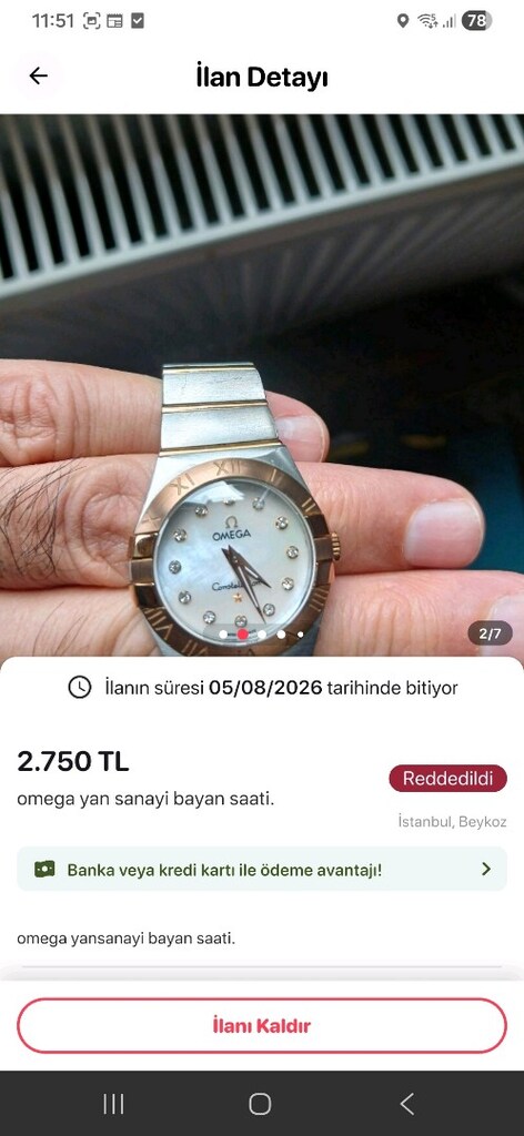 omega bayan saati - 3