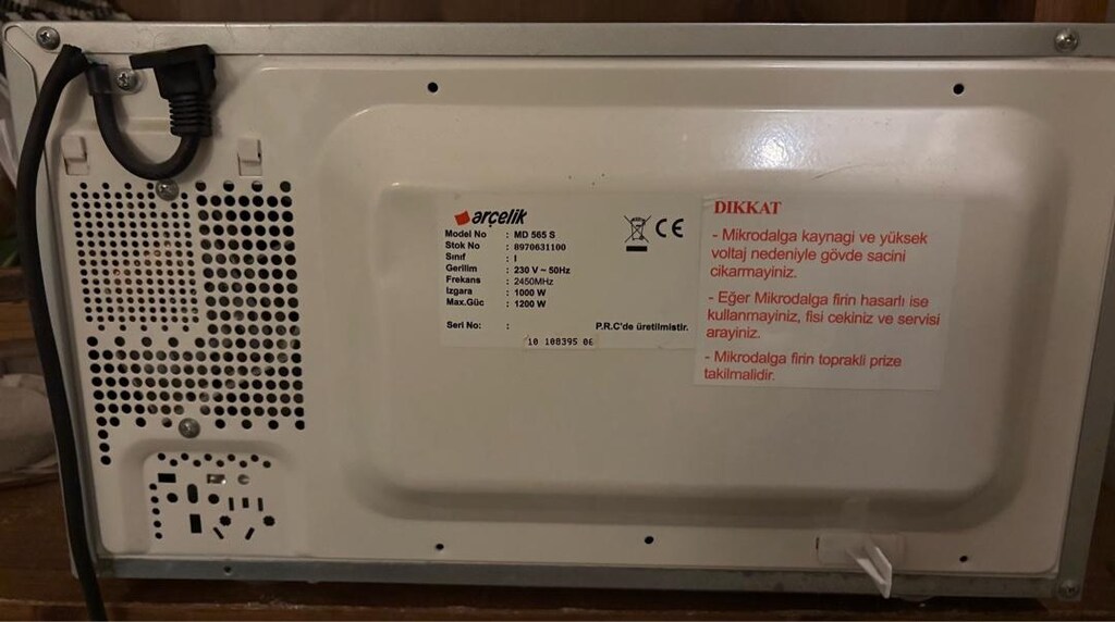 Arçelik MD 565 S 20 L Izgaralı Mikrodalga Fırın - 3