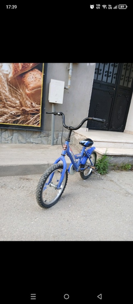 benmex mavi erkek çocuk Bisikleti lastik ler patlak ve paslanma var - 4
