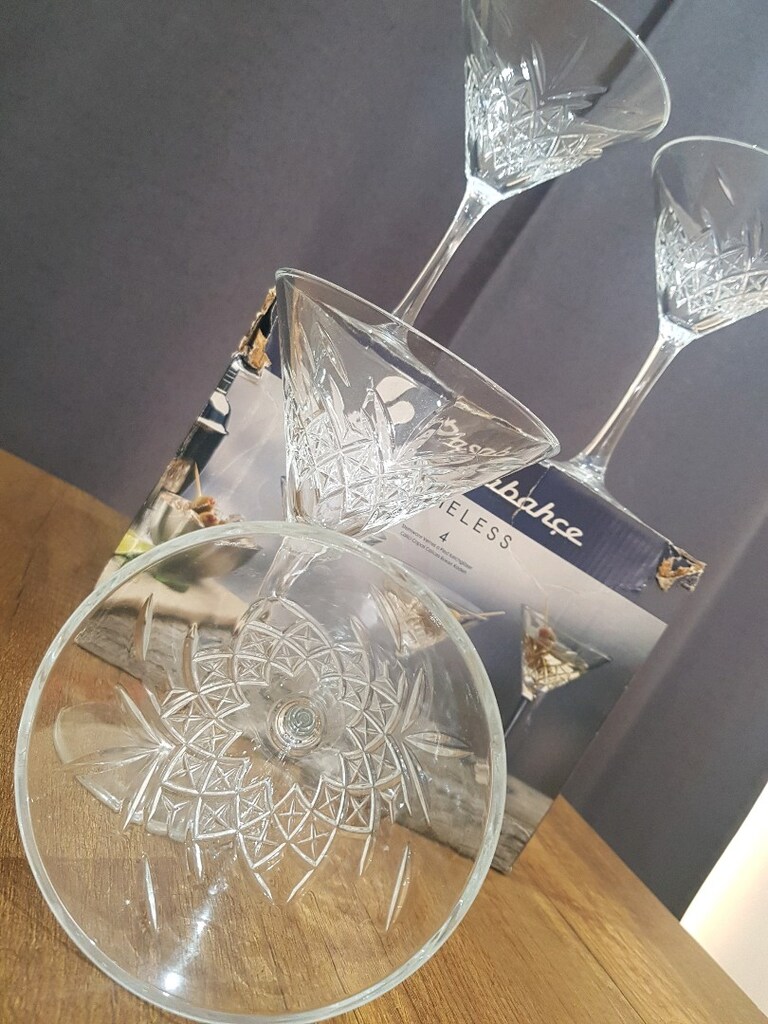 PAŞABAHÇE martini bardağı 4 adet - 3
