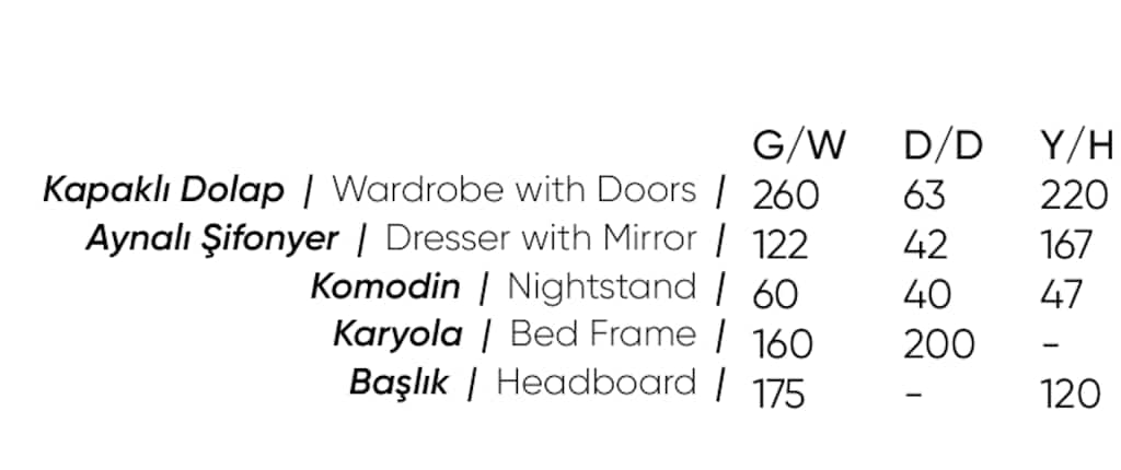 Sıfır, %100 MDF , 6 Kapılı Gardırop - Aytaşı , Traverten, TURKUAZ - 20