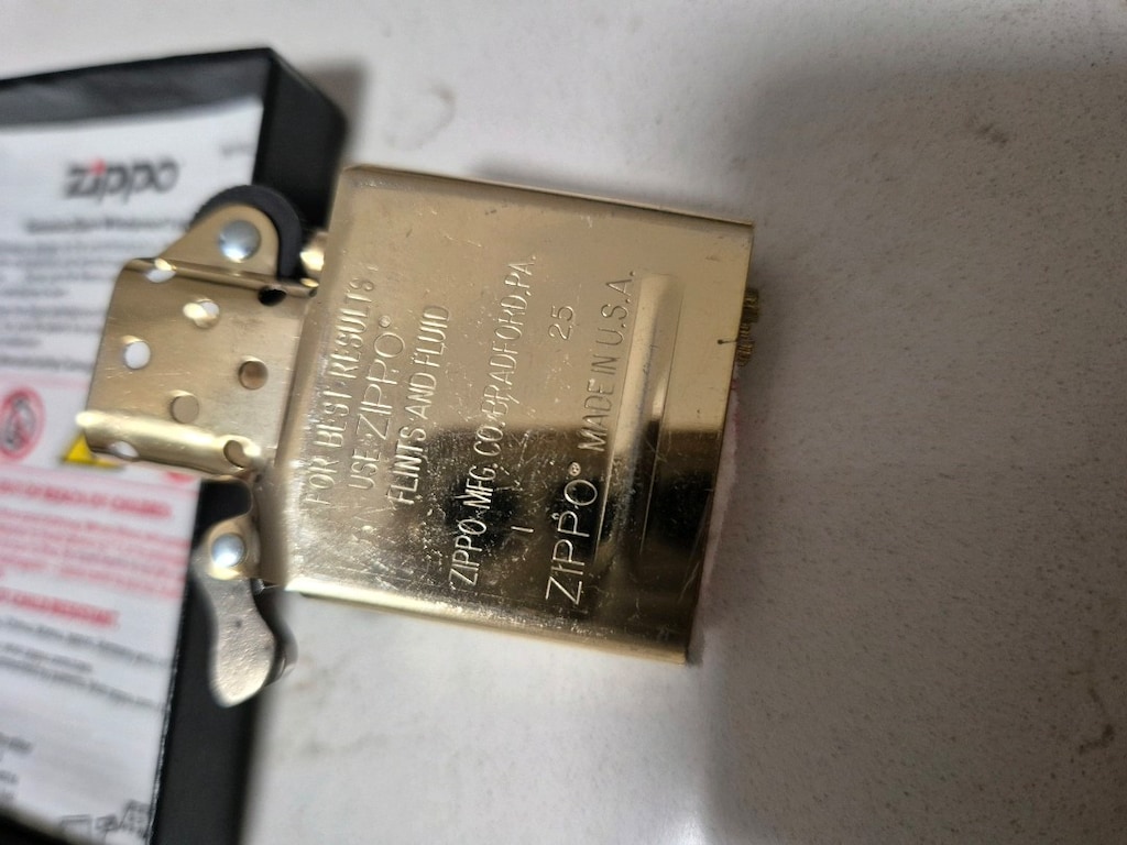 zippo armor gold - 5