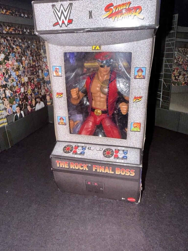 The rock elite x street fighter wwe