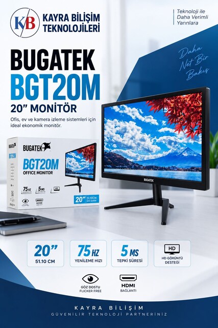 BUGATEK BGT20M 20” Monitör