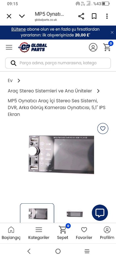 ARAÇ MP5 PLAYER STEREO SES SİSTEMİ AUX 2 USB GERİ GÖRÜŞ KAMERASI - 9
