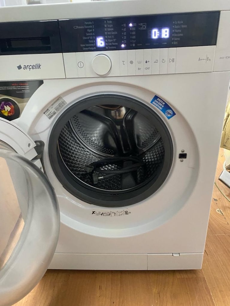 Tertemiz ve Sessiz 8 kg Arçelik Çamaşır Makinesi! - 12