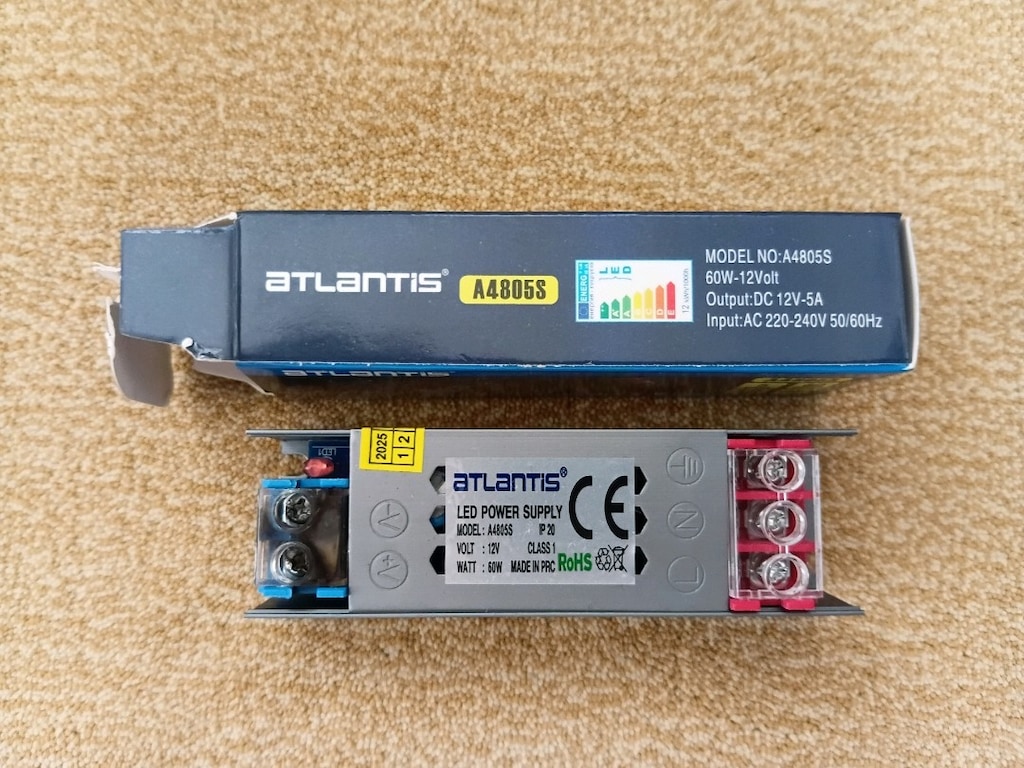 atlantis led driver 12 Volt 5 amper 60 Wat (Sıfır ) - 2