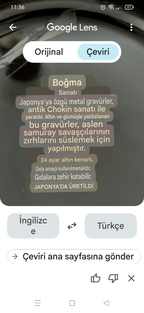 altın tozu Medine figürlü süs tabağı - 4