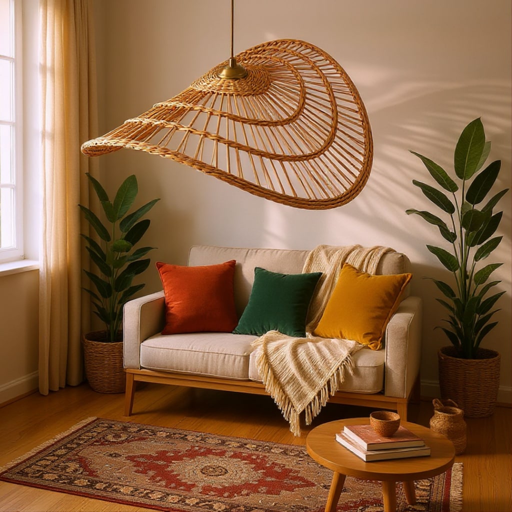 NATURA Rattan Avize 60-65 cm – Sıfır - 4
