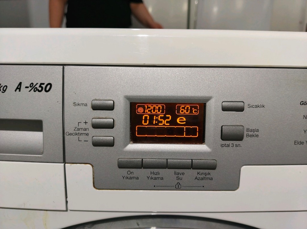 Arçelik 8 kg A+++ enerji 1200 devir çok temiz çamaşır makinesi - 6