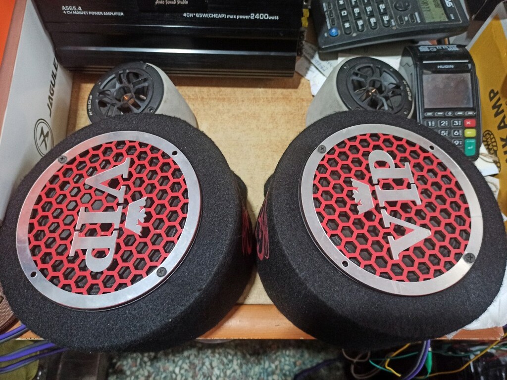 sıfır ayarında 4KANAL oto anfi 16cm mobas midrençler forx dome tiveter - 4