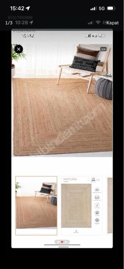 Jüt Halı 200x290 - 2