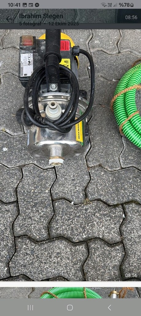 Alman malı su motoru.1200 w - 2
