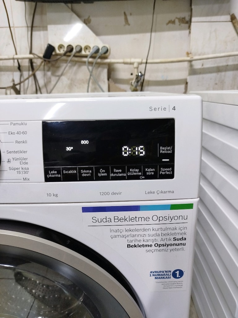 Bosch Marka 10 Kg Çamaşır Makinası - 3