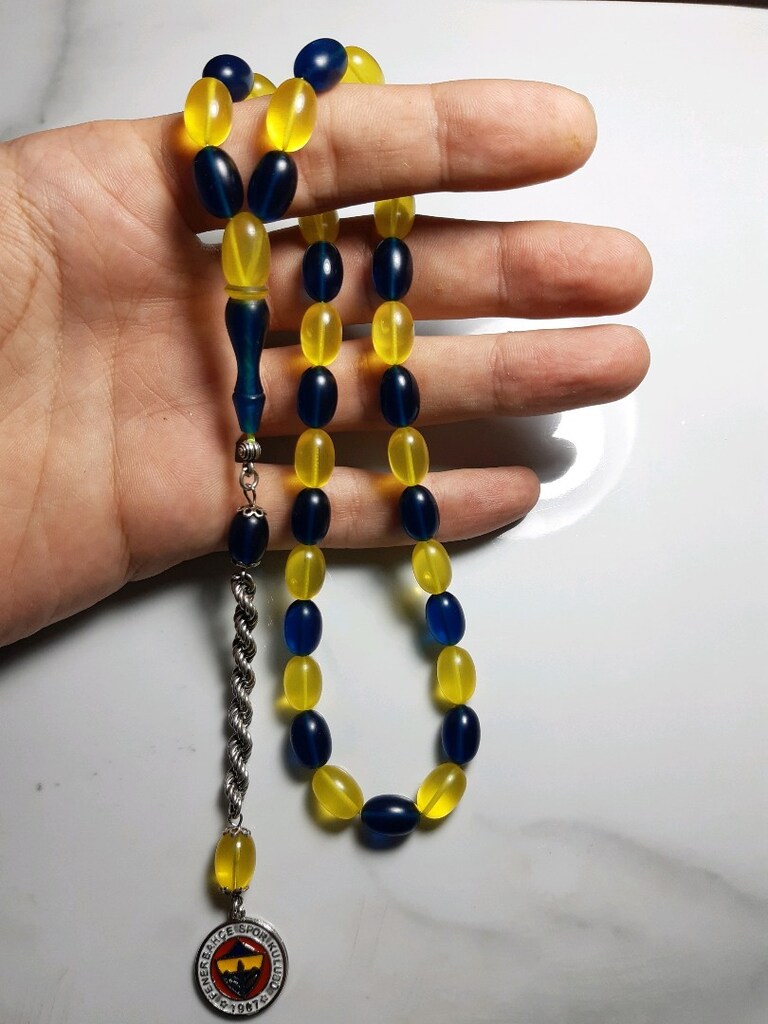 Gümüş Püsküllü Fenerbahçe Taraftar Tesbih - 3
