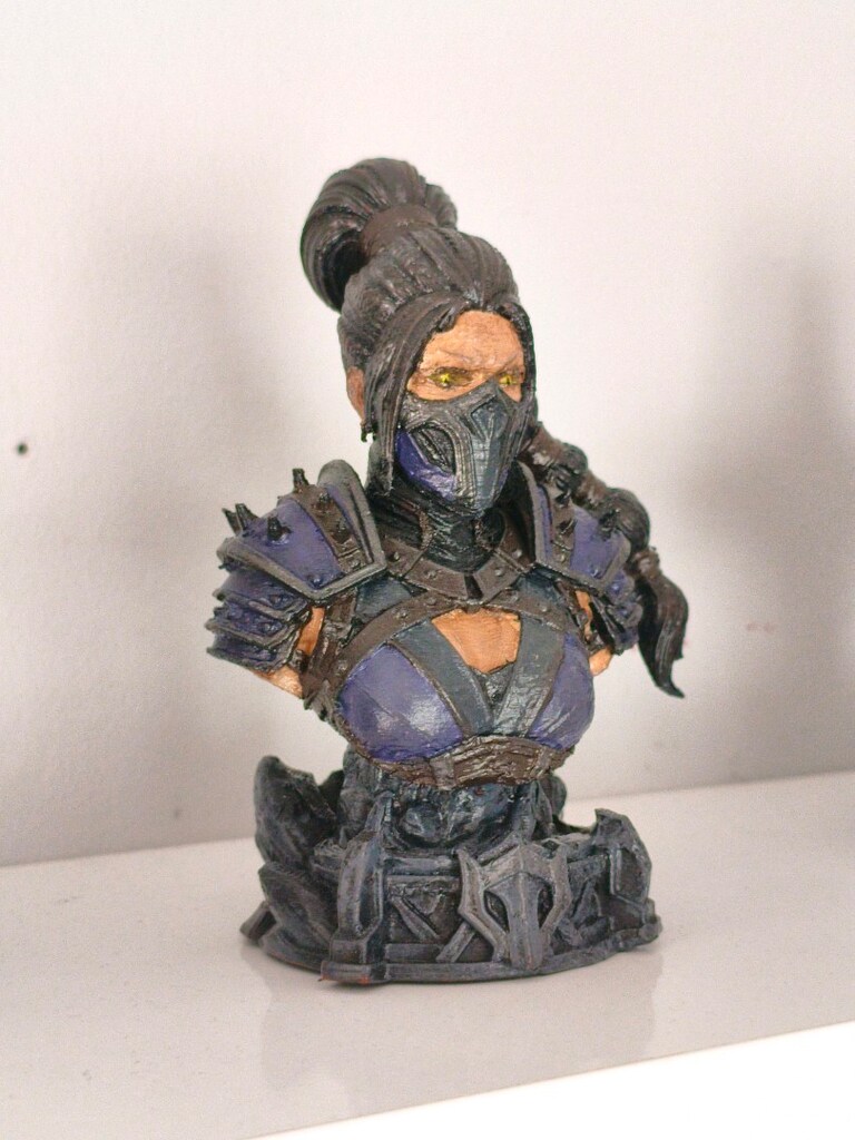 3D printer büst mortal kombat - 9