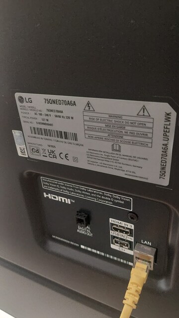 LG 75QNED 70A6A