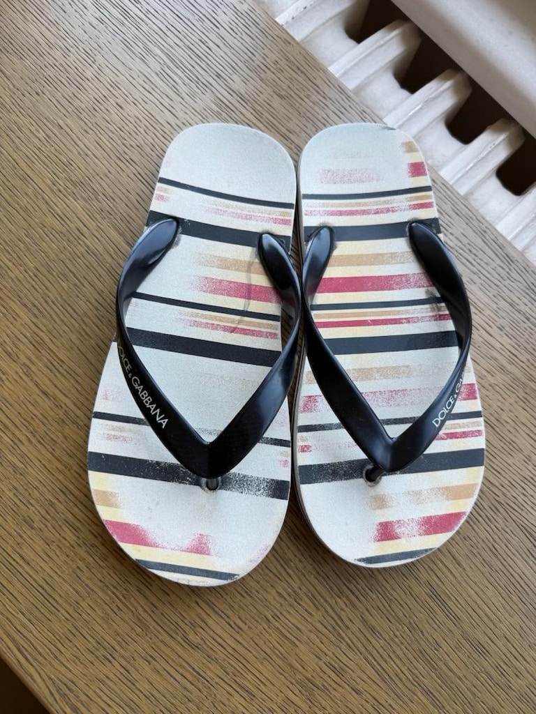 Dolce&Gabbana Parmak Arasi Terlik - 5