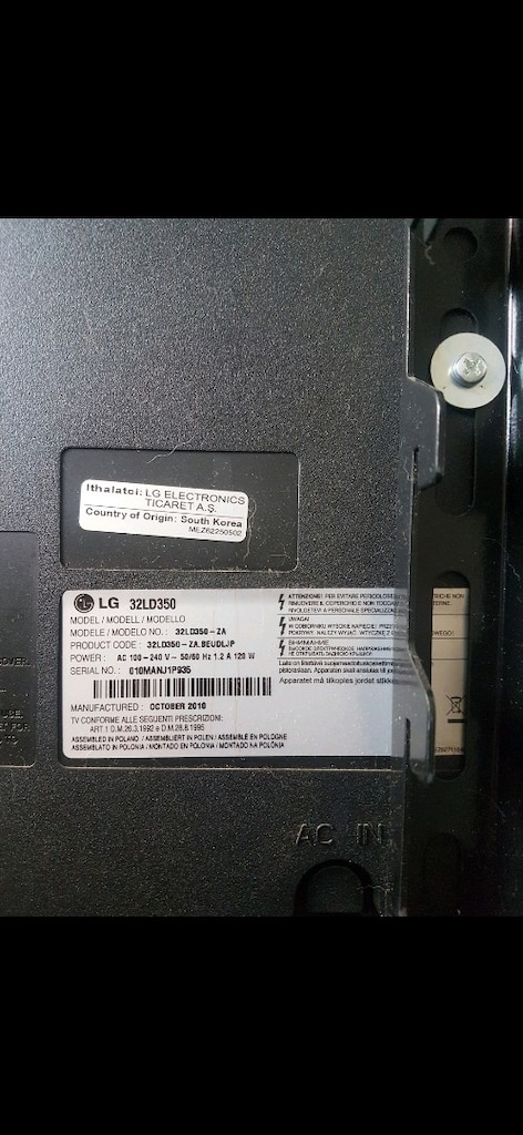 LG32LD350 32" Full HD LCD TV - 3