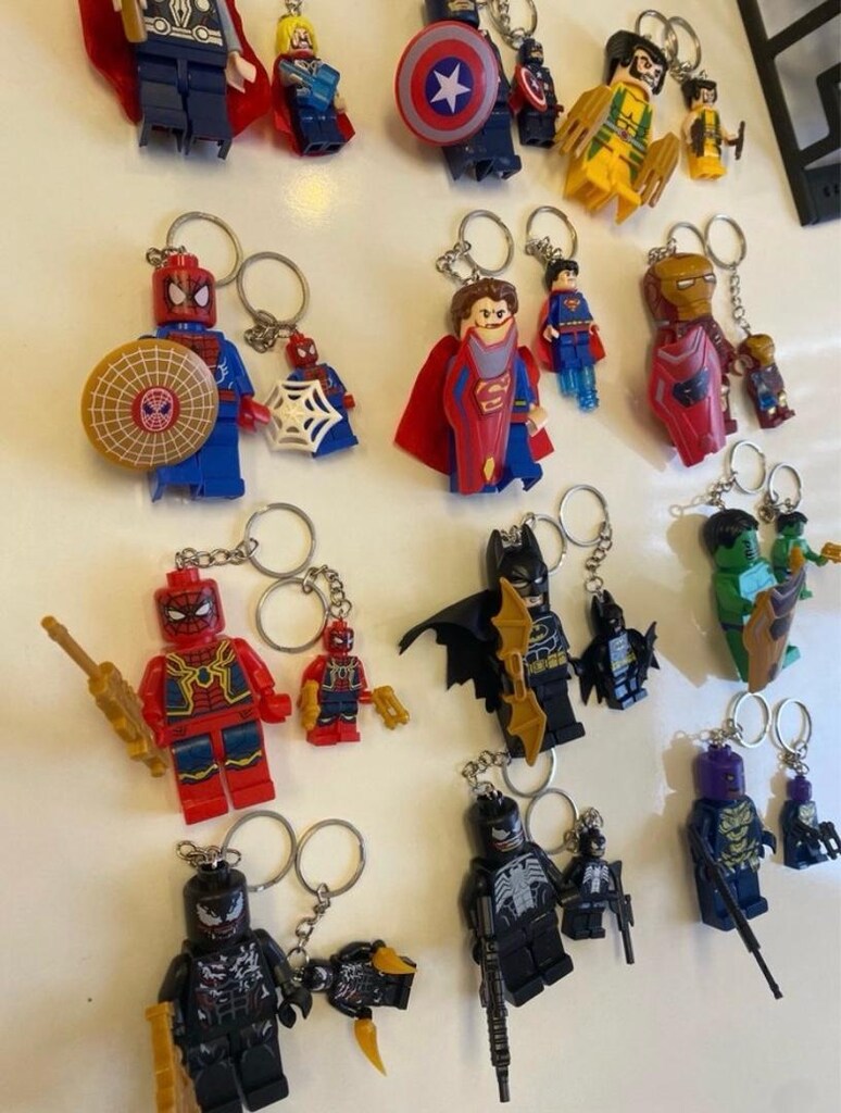 Lego Dev Marvel Figür Anahtarlıkları - 20