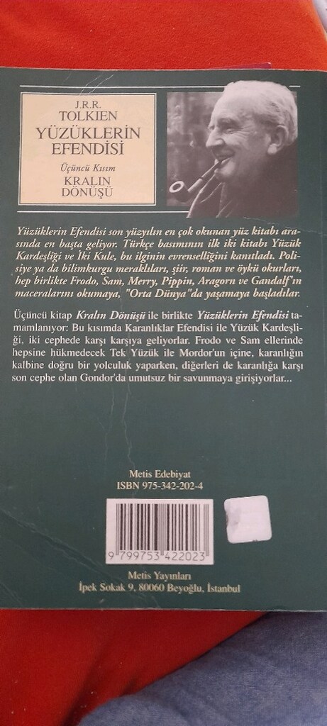 YÜZÜKLERİN EFENDİSİ, KRALIN DÖNÜŞÜ, ÜÇÜNCÜ KISIM, J.R.R.TOLKIEN - 2
