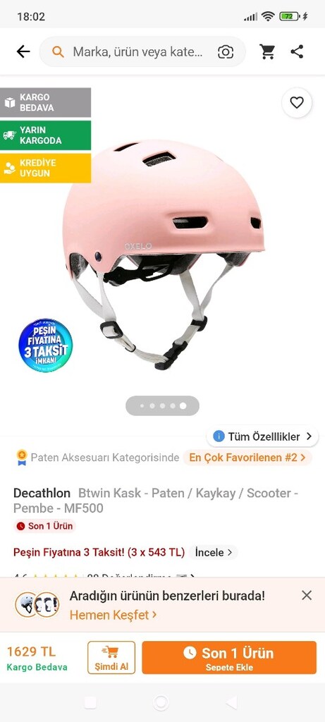 Decathlon Kask MF500 - 6