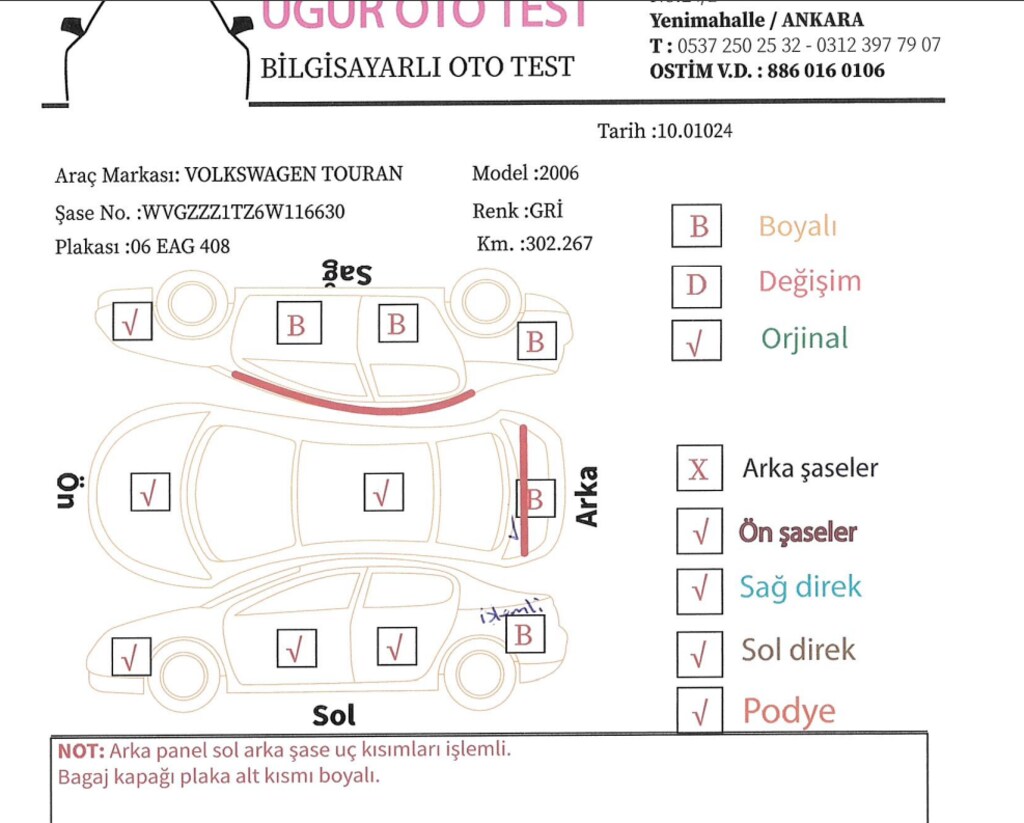 2006 Volkswagen Touran 1.9 TDI Highline | 7 Kişilik | Bakımlı | - 6