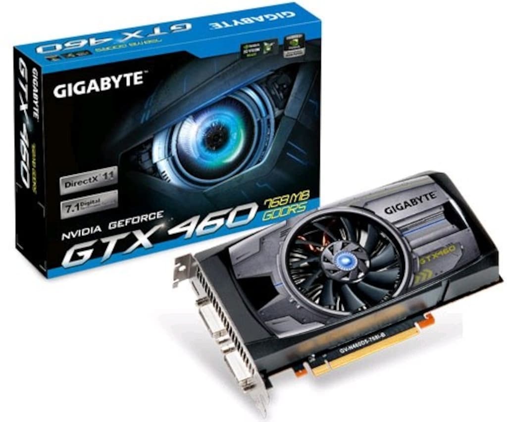 gigabyte geforce gtx 460(fermi) 768 mb gddr5 192 bit grafik kartı(2010 - 2