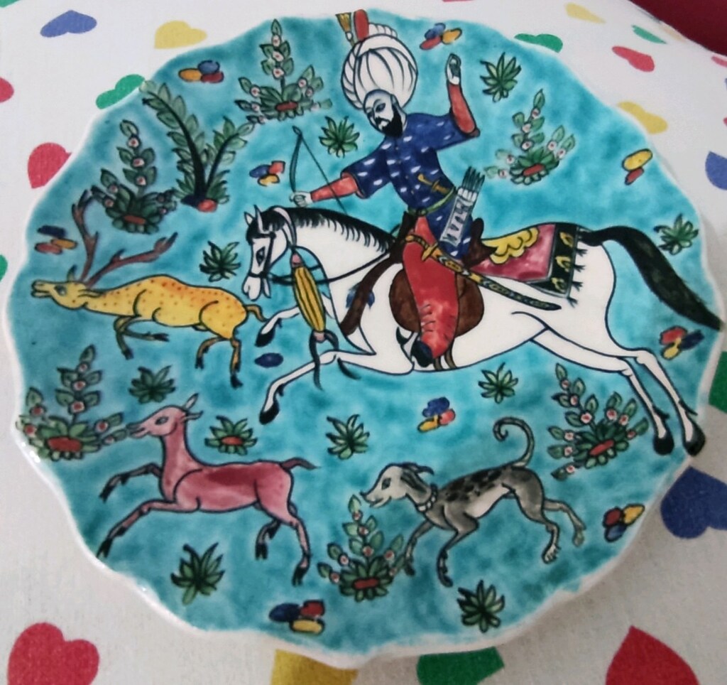 El yapımı Motifli Çini Hediyelik Tabaklar - 3