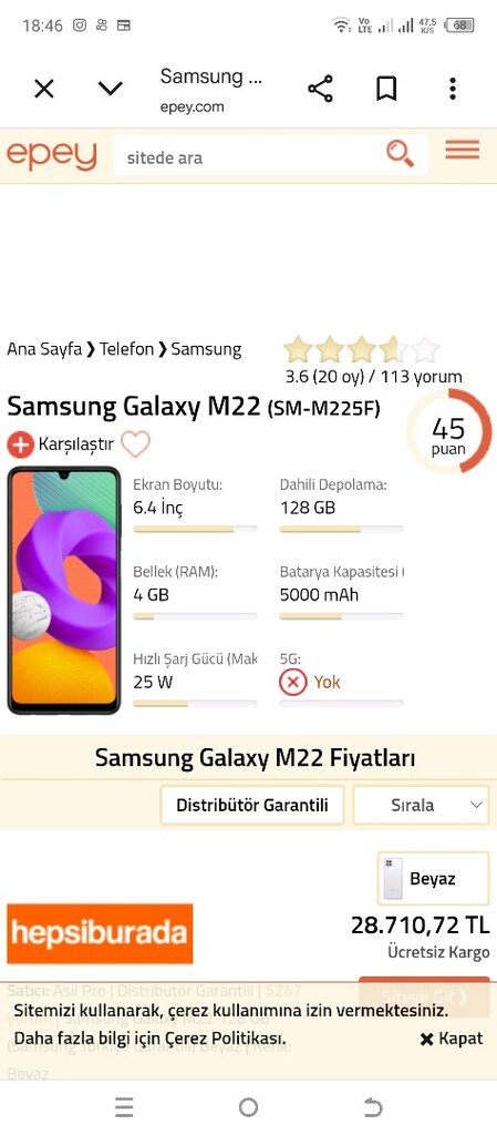 Samsunğ. M. 22.128.gb. - 5