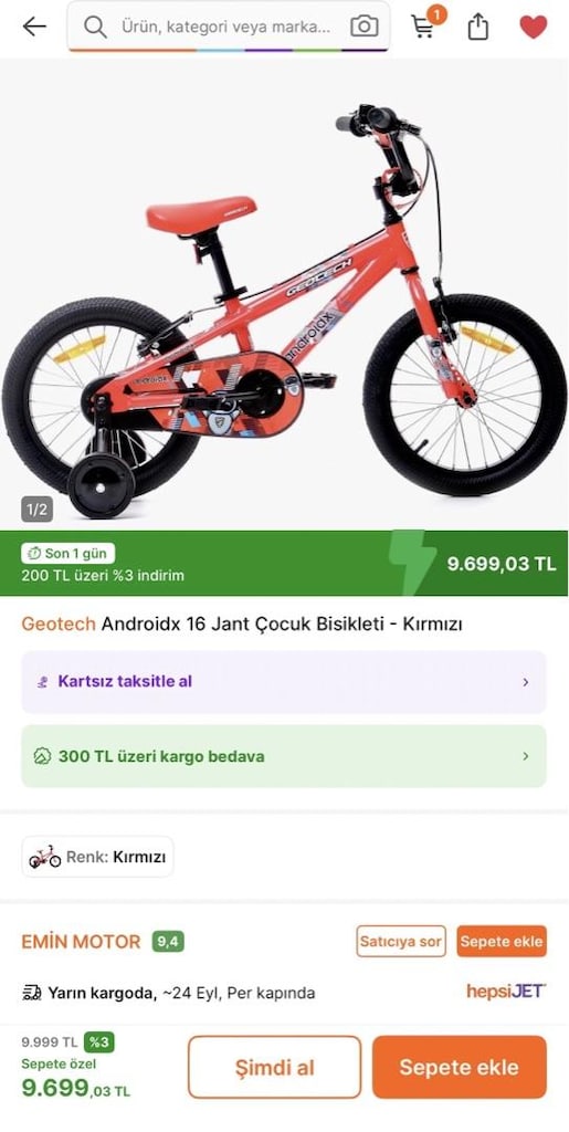 Geotech Çocuk Bisiklet - 11